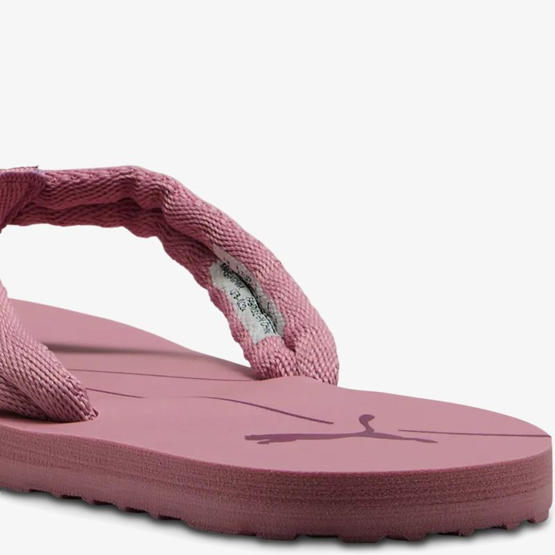 Rosa Flipflop mit gepolstertem Riemen und komfortabler Sohle, ideal für Sommer und Freizeit