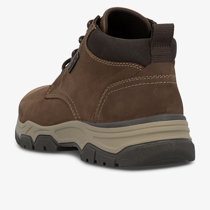 Robuster Outdoor-Schuh aus hochwertigem Leder mit bequemer, profilierter Sohle für optimale Stabilität und Komfort