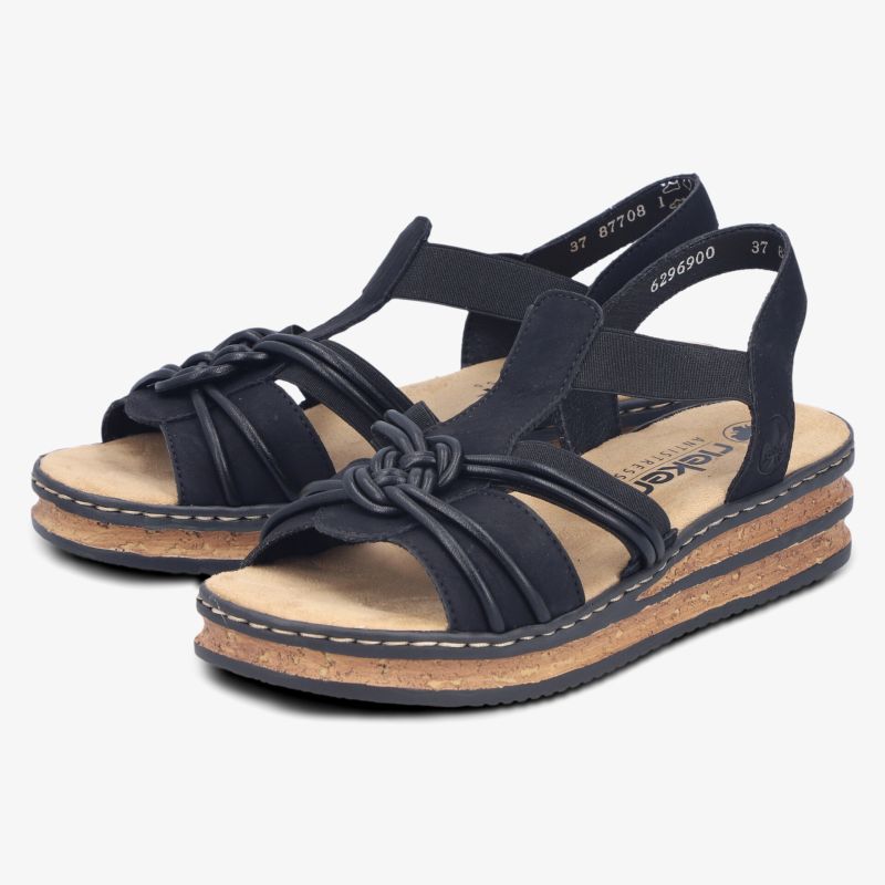 Bequeme Sandalen mit elastischen Riemen und gepolsterter Innensohle für leichten, modischen Sommerkomfort