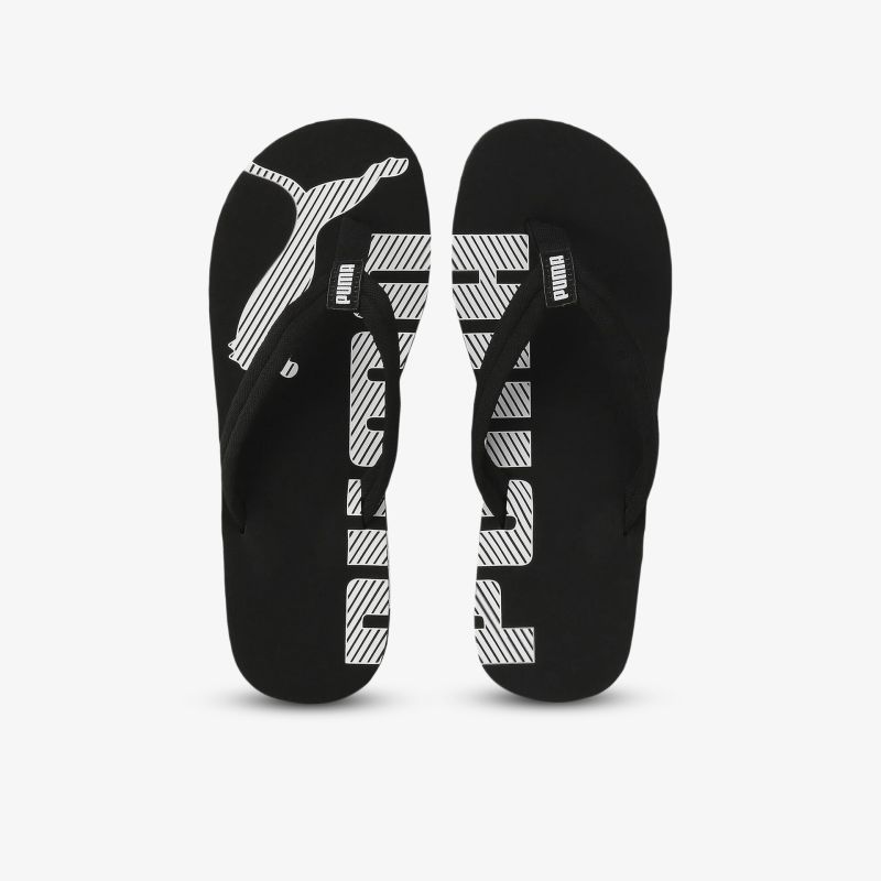 Leichte schwarze Flipflops mit angenehmem Tragekomfort und rutschfester Sohle für vielseitigen Einsatz