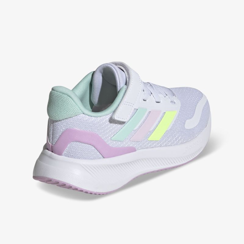 Sportlicher Sneaker in Pastellfarben mit gepolstertem Einstieg und flexibler Sohle, seitlich und hinten sichtbar