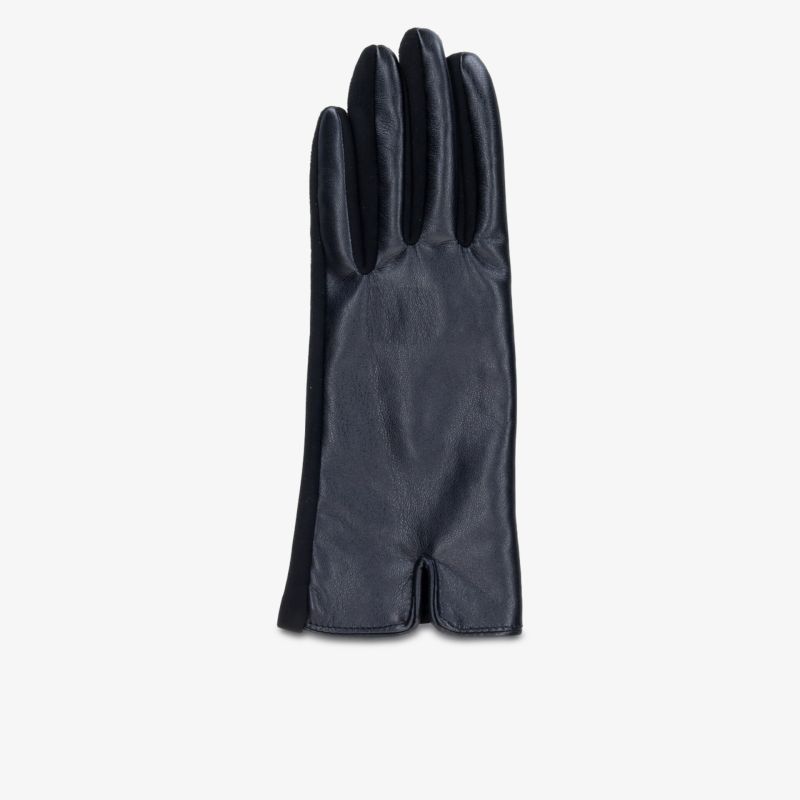 Eleganter schwarzer Lederhandschuh mit weichem Material und komfortabler Passform