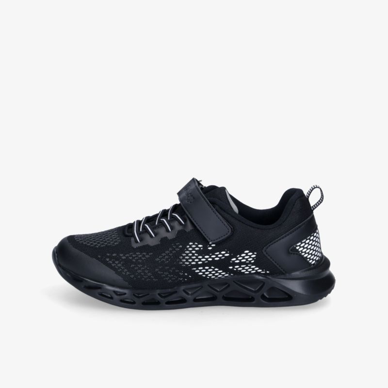 leichter sportlicher schuh mit klettverschluss und flexibler, rutschfester sohle für komfort und stabilität