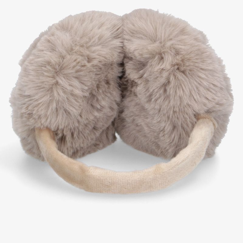 Flauschige, weiche und warme Ohrenwärmer in Beige für höchsten Tragekomfort bei kaltem Wetter