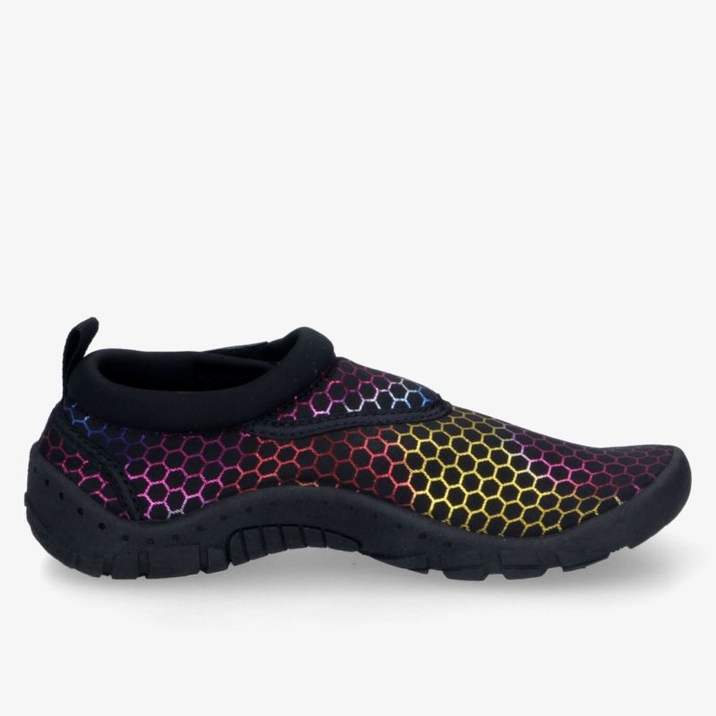 Leichter und bequemer Slip-on-Schuh mit farbenfrohem Design und flexibler Sohle für Sport und Freizeit.