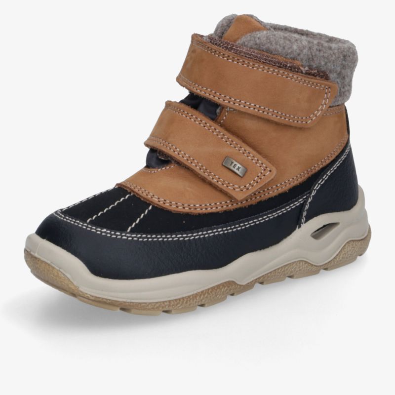 Winterstiefel mit warmem Futter, rutschfester Sohle und zwei verstellbaren Klettverschlüssen für optimalen Halt
