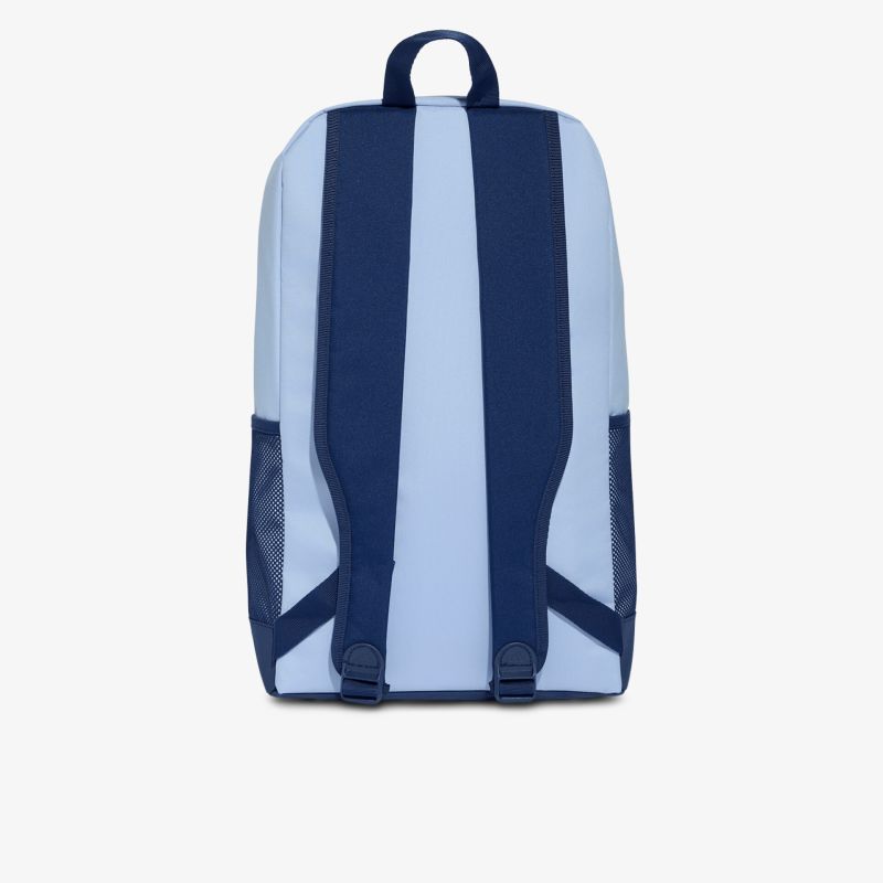 Blauer Rucksack mit verstellbaren Trägern und praktischem Design für komfortables Tragen im Alltag
