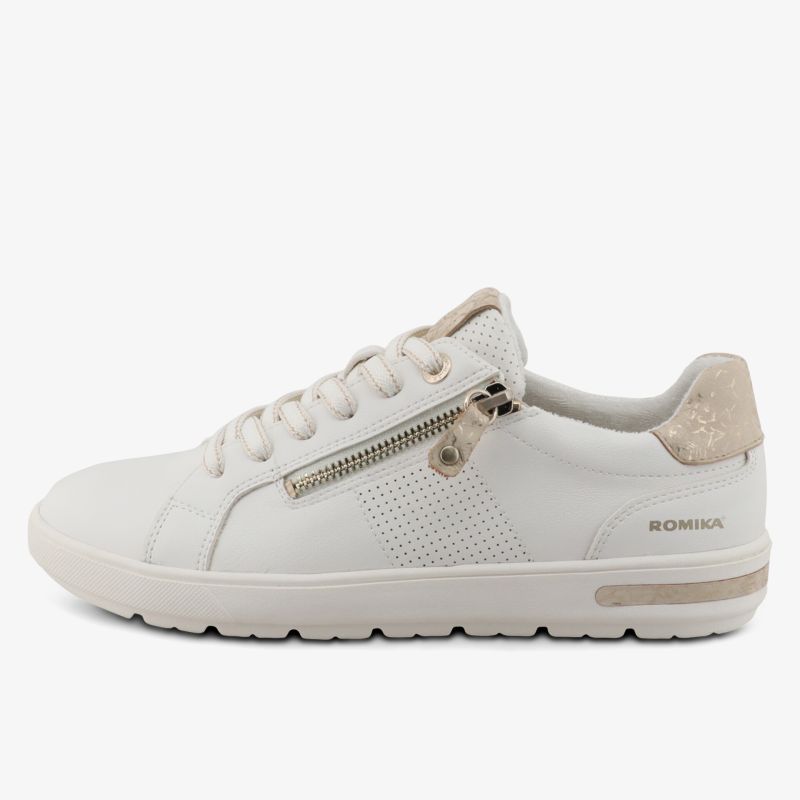 Leichter Sneaker mit seitlichem Reißverschluss und atmungsaktivem Material, komfortabel und sportlich elegant