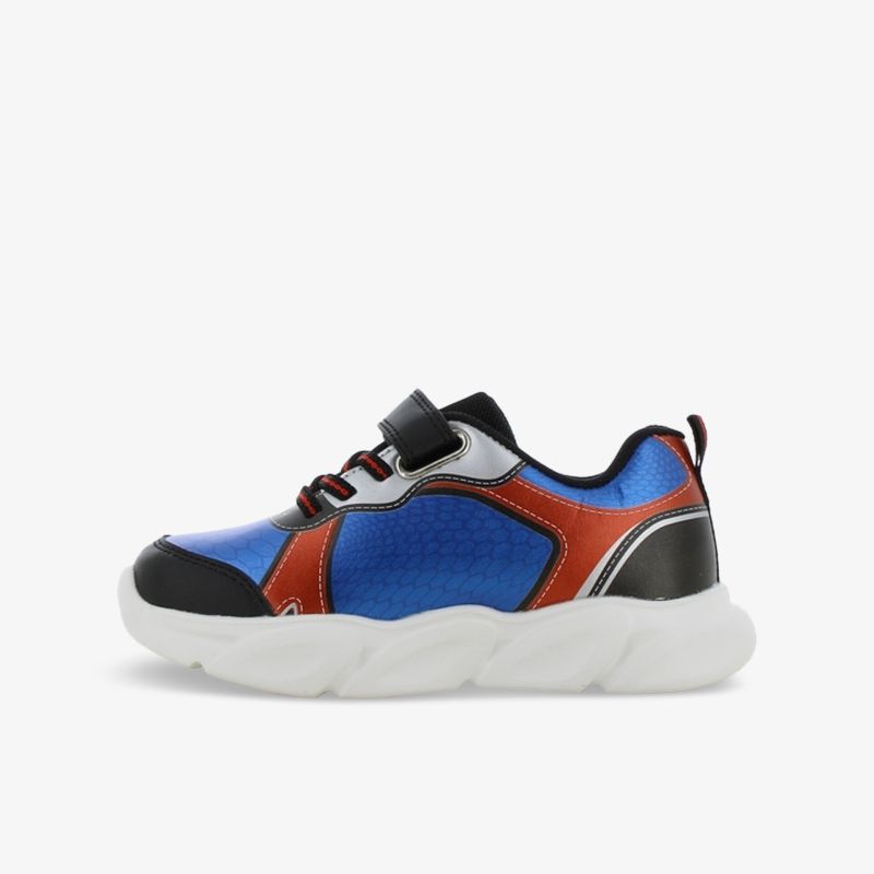 Sportlicher blauer Sneaker mit robuster Sohle, atmungsaktivem Material und bequemem Design für optimalen Tragekomfort