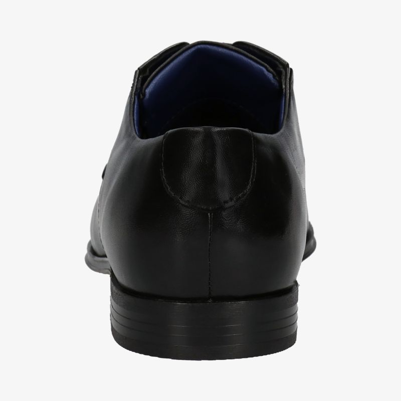 Eleganter schwarzer Lederschuh für stilvolle Auftritte und besonderen Komfort.