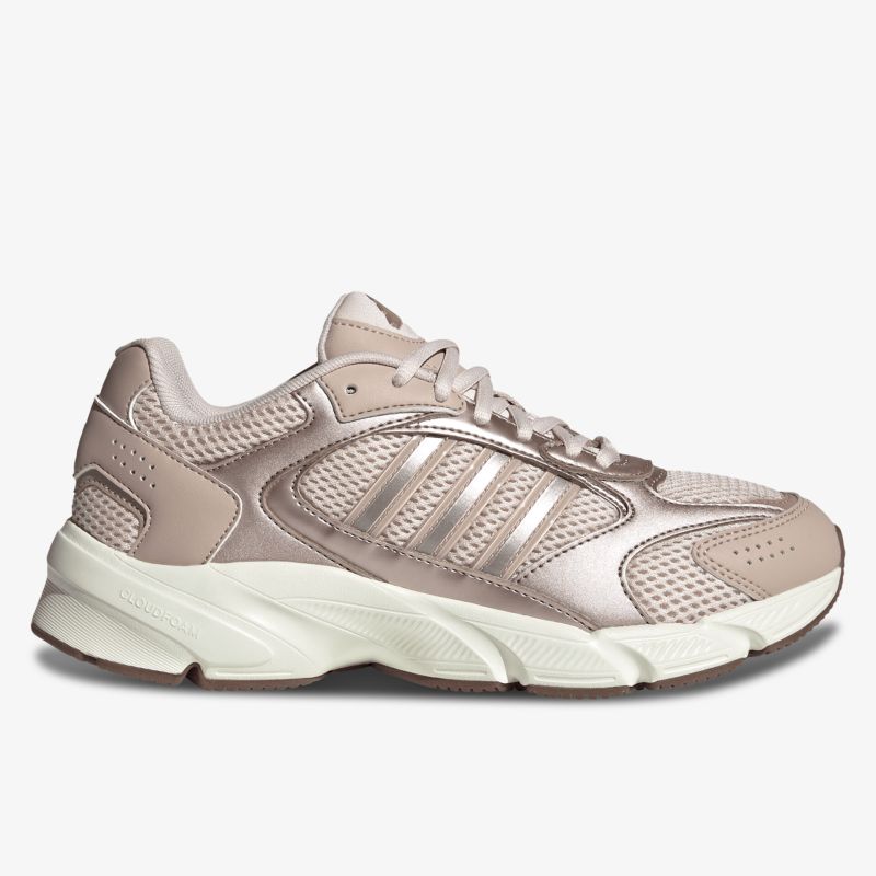 Seitliche Ansicht eines sportlichen, komfortablen und atmungsaktiven Sneakers mit stützender Sohle