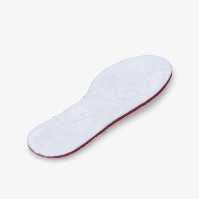 Weiche weiße Einlegesohle für optimalen Komfort und ergonomische Fußunterstützung, atmungsaktiv und gedämpft