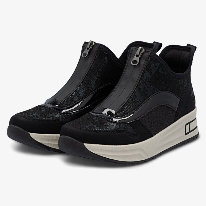 Moderner Sneaker mit Reißverschluss, leichter Komfort und atmungsaktives Material für ganztägiges Tragen