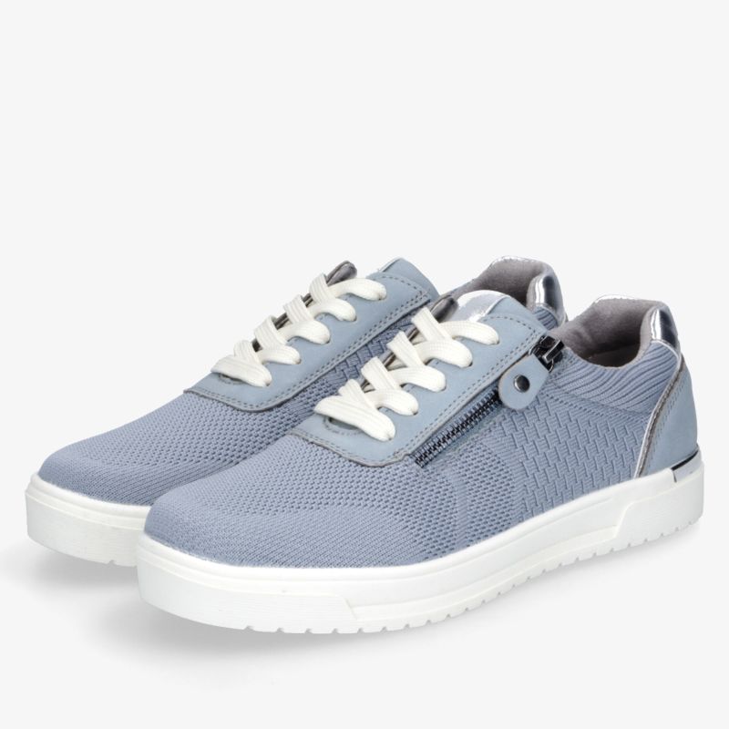 Leichte und atmungsaktive sportliche Schuhe mit Schnürsenkeln und praktischem Reißverschluss, komfortabel und flexibel