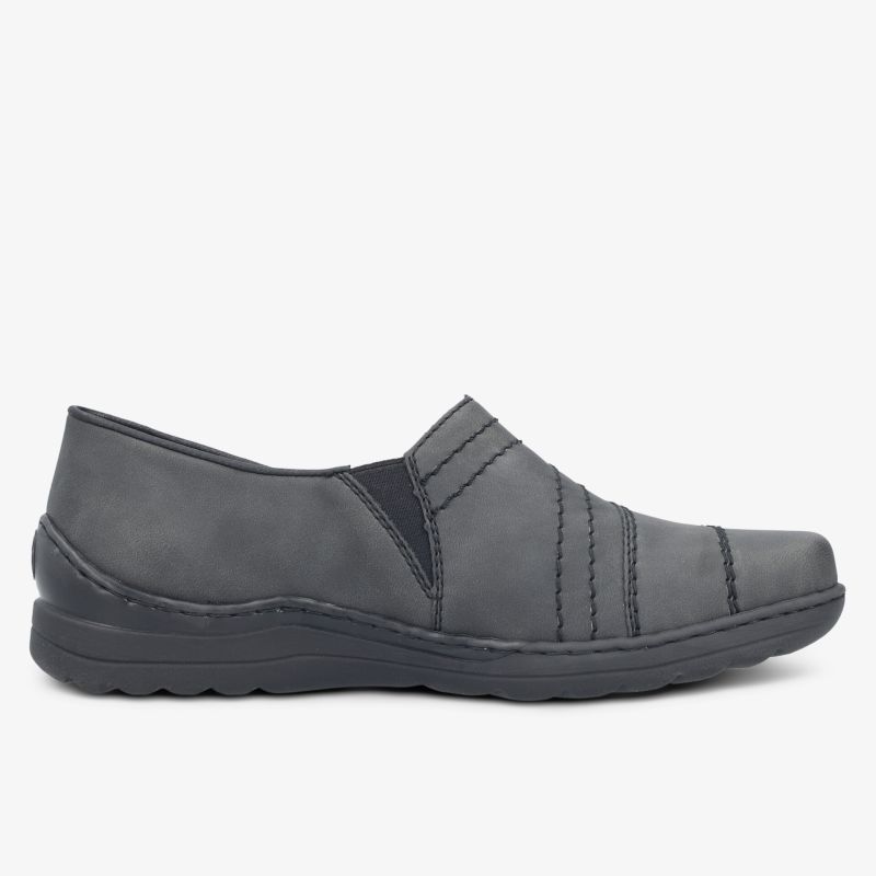 Bequemer, strapazierfähiger Schuh in modernem Design mit rutschfester Sohle.