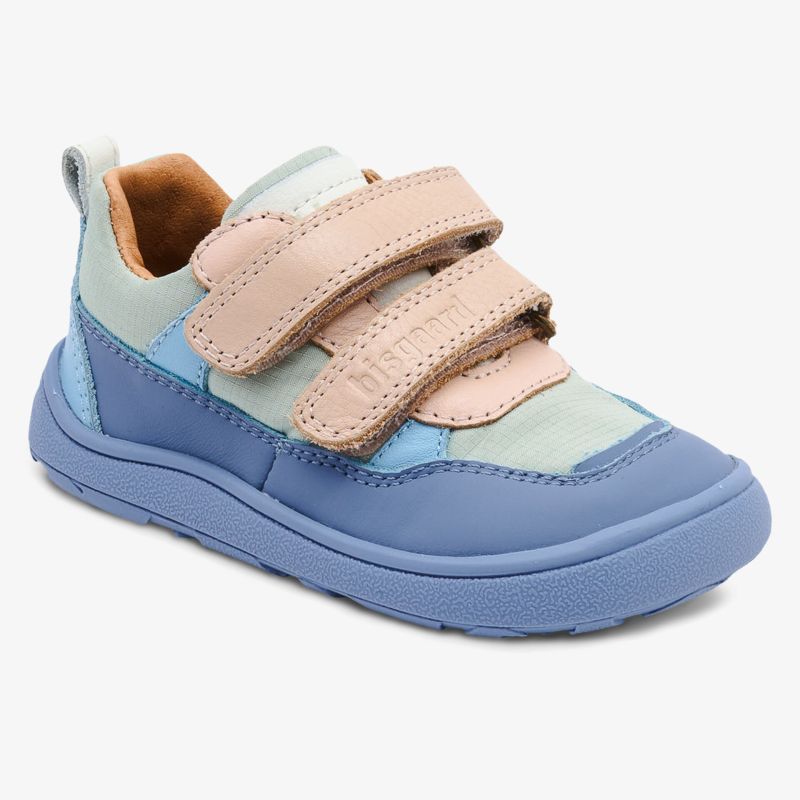 Bequemer Schuh mit Klettverschluss und rutschfester Sohle in bunten Farben