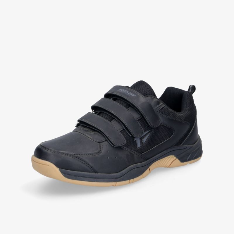 Robuster, komfortabler Schuh mit verstellbaren Klettverschlüssen und rutschfester Sohle für optimalen Halt