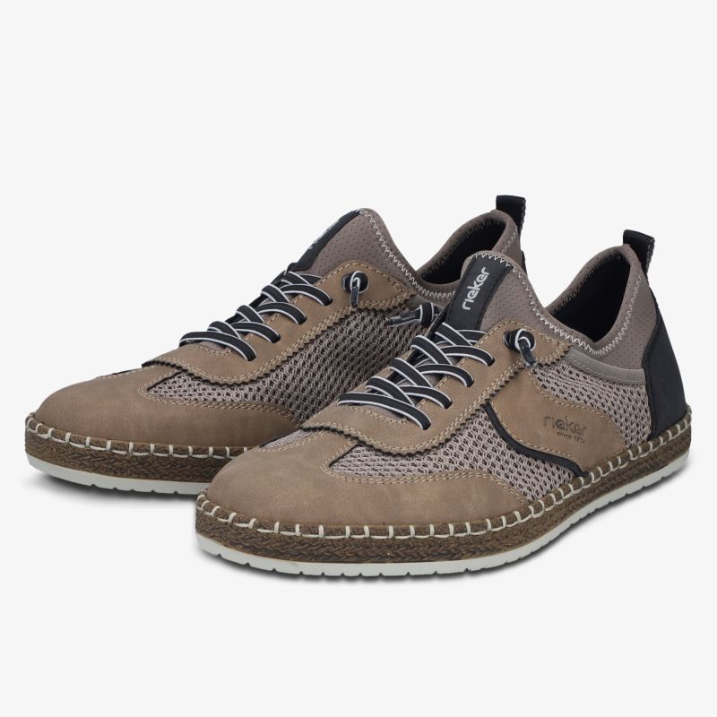 Bequeme und leichte Herrenschuhe mit atmungsaktivem Material und robuster Laufsohle