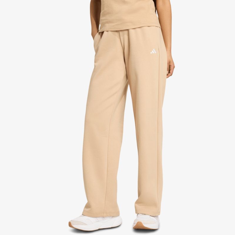 Bequeme Hose mit lockerem Schnitt aus weichem Material in neutraler Farbe für vielseitige Outfits