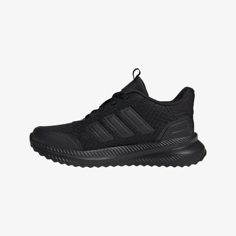 Bequemer schwarzer Sneaker mit atmungsaktivem Material und rutschfester Sohle für sportlichen Komfort.