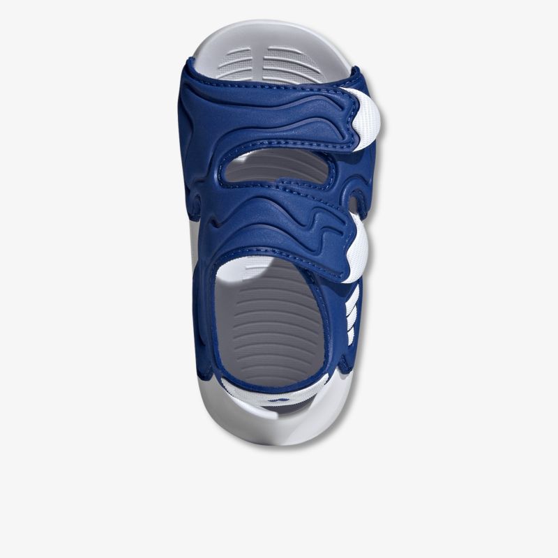 Bequemer blauer Schuh mit gepolsterter Innensohle und flexiblem Material für hohen Tragekomfort