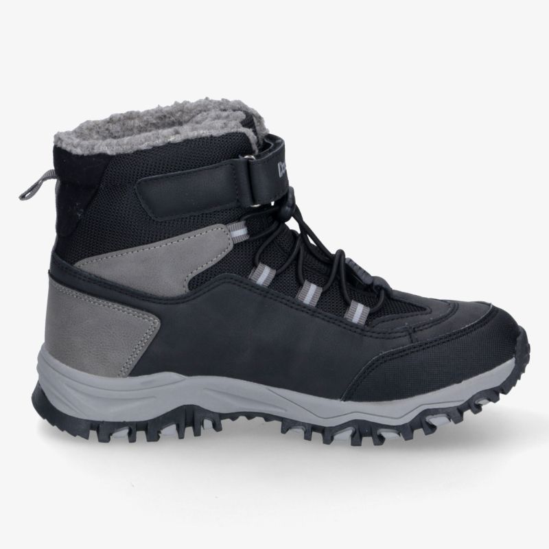 Wasserdichter Winterstiefel mit rutschfester Sohle und warmer Fütterung für optimalen Komfort und Schutz.