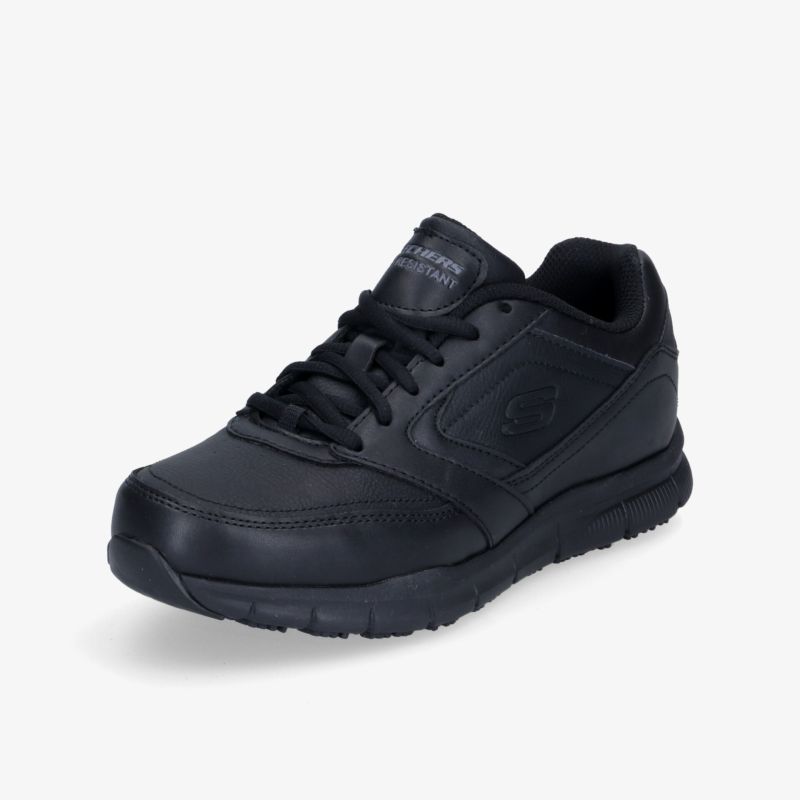 Elegante schwarze Sneaker mit rutschfester Sohle, ideal für Sport und Freizeit, bieten Komfort und Flexibilität.