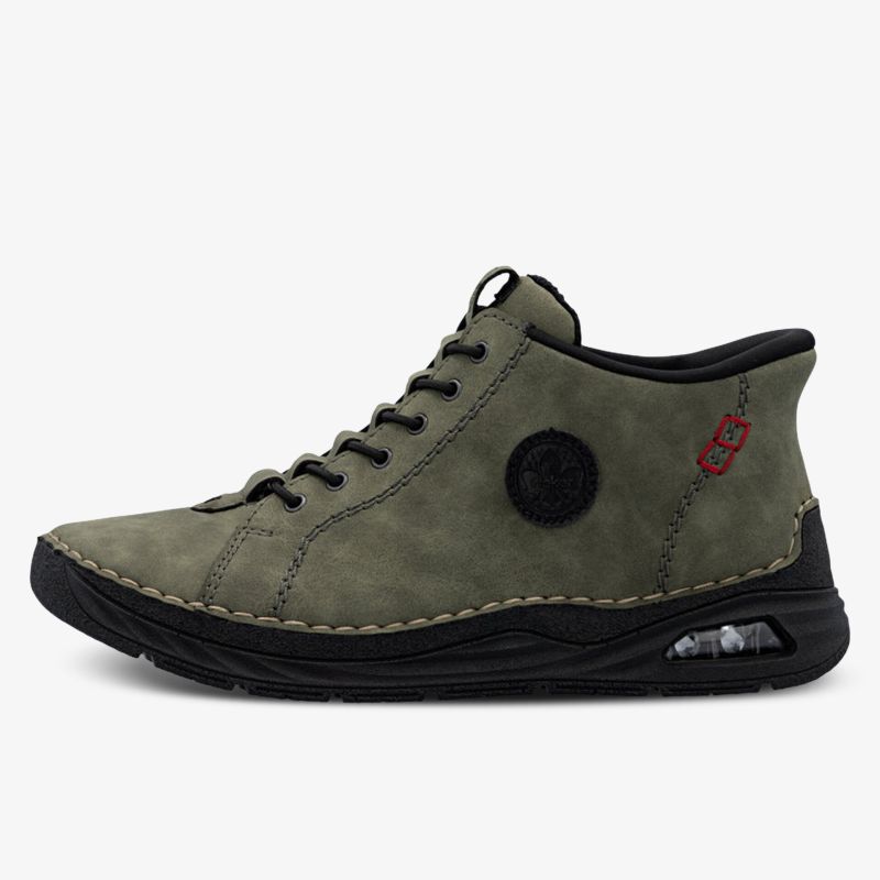Bequemer robuster Schnürschuh mit hoher Griffigkeit und strapazierfähigem, atmungsaktivem Material