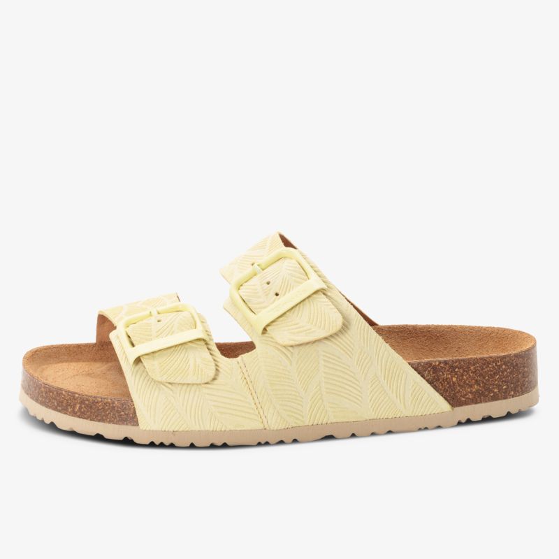 Bequeme Sandalen mit verstellbaren Schnallen und ergonomischem Korkfußbett, ideal für Alltag und Freizeit.