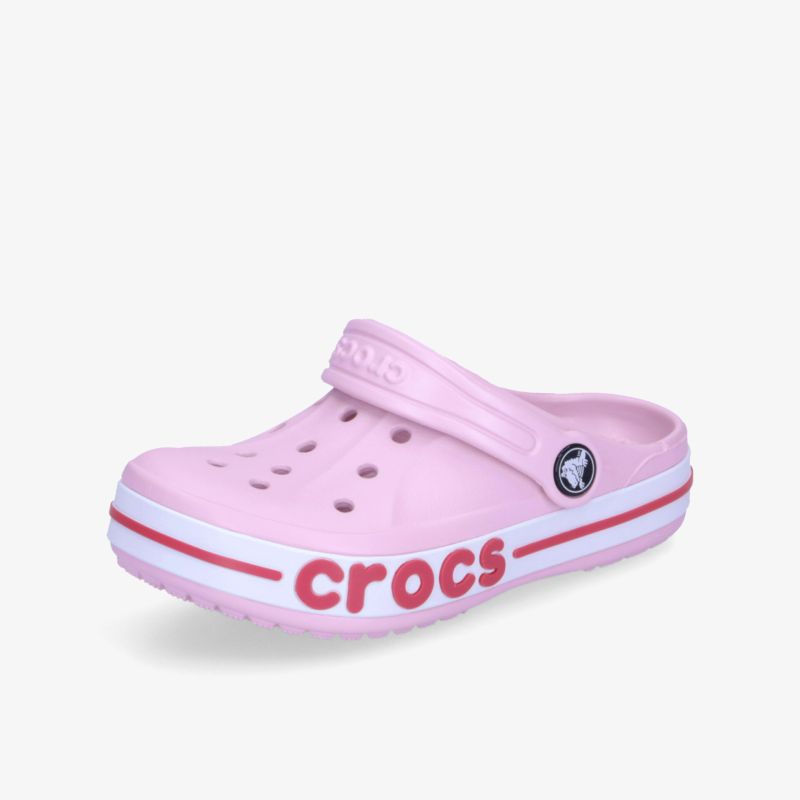Leichter und bequemer Schuh in rosa mit atmungsaktiven Löchern und rutschfester Sohle, ideal für den Alltag
