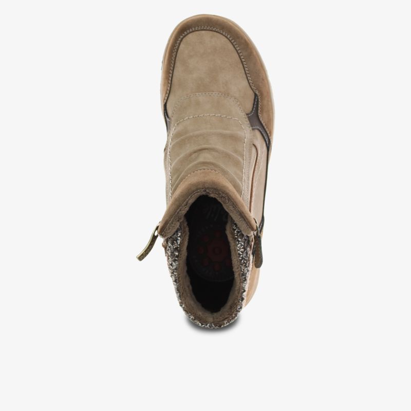 Bequemer Schuh aus weichem Material mit robustem Reißverschluss für angenehmen Tragekomfort