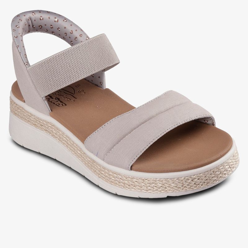 Bequeme Sandale mit elastischem Riemen und rutschfester Sohle in modernem Design.