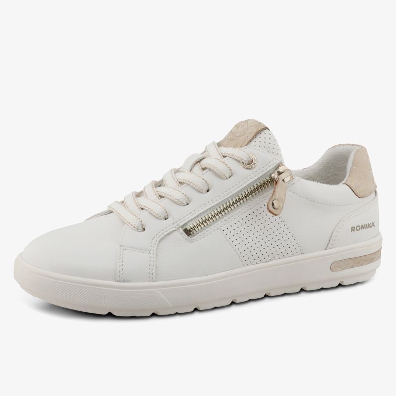 Komfortabler und leichter Sneaker mit atmungsaktivem Material und praktischem Reißverschluss seitlich