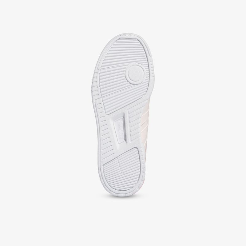 Weiße, rutschfeste und strapazierfähige Schuhsohle mit stoßdämpfender Technologie für optimalen Komfort.