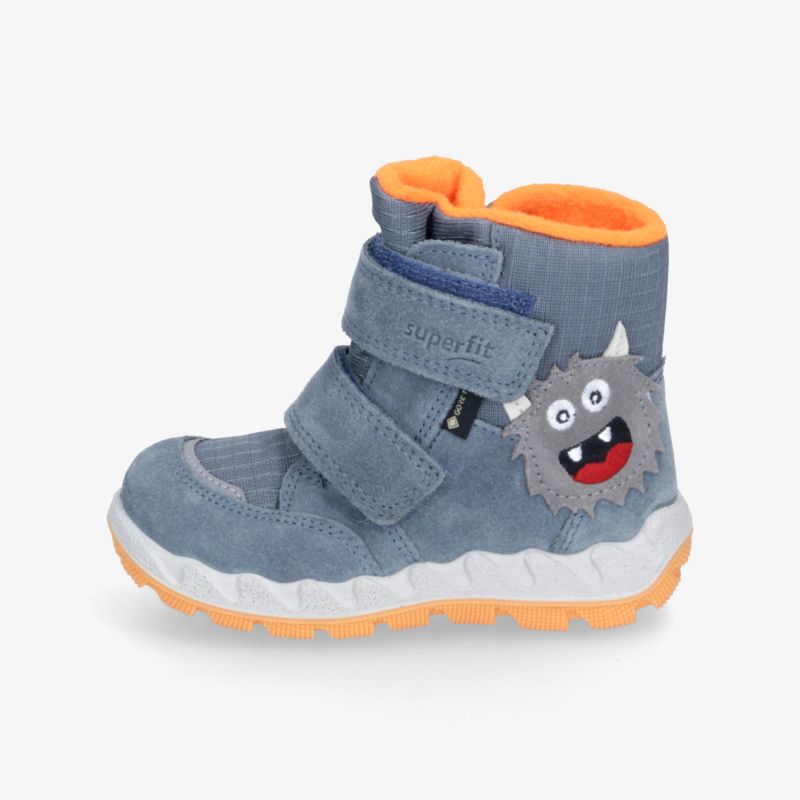 Warmer, robuster Kinder-Winterschuh mit weichem Futter und praktischem Klettverschluss für bequemen Halt