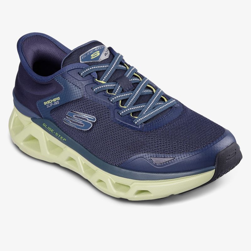 Sportlicher blauer Sneaker mit gepolsterter Sohle und bequemer Passform
