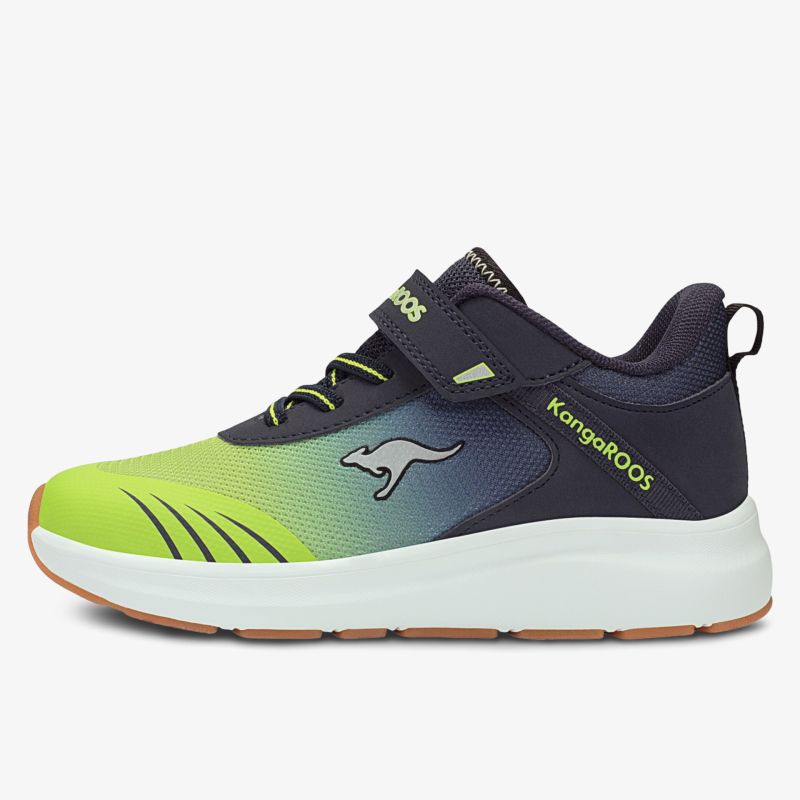 Leichter sportlicher Sneaker mit atmungsaktivem Material und rutschfester Sohle in moderner Farbkombination
