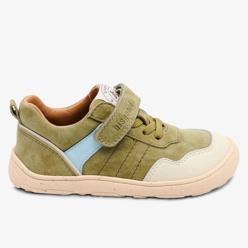 Stylischer Sneaker in Grün mit Klettverschluss und bequemer Sohle